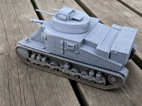 Lee M3 tank 3D Model