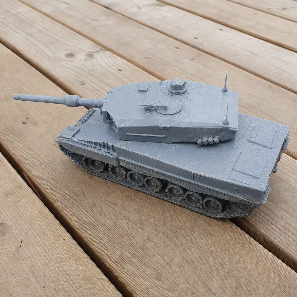 Leopard 2A4 tank 3D Model .c4d .max .obj .3ds .fbx .stl .blend