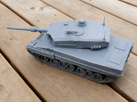 Leopard 2A4 tank 3D Model