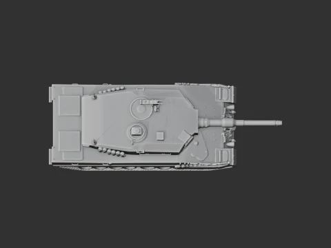 Leopard 2A4 tank 3D Model