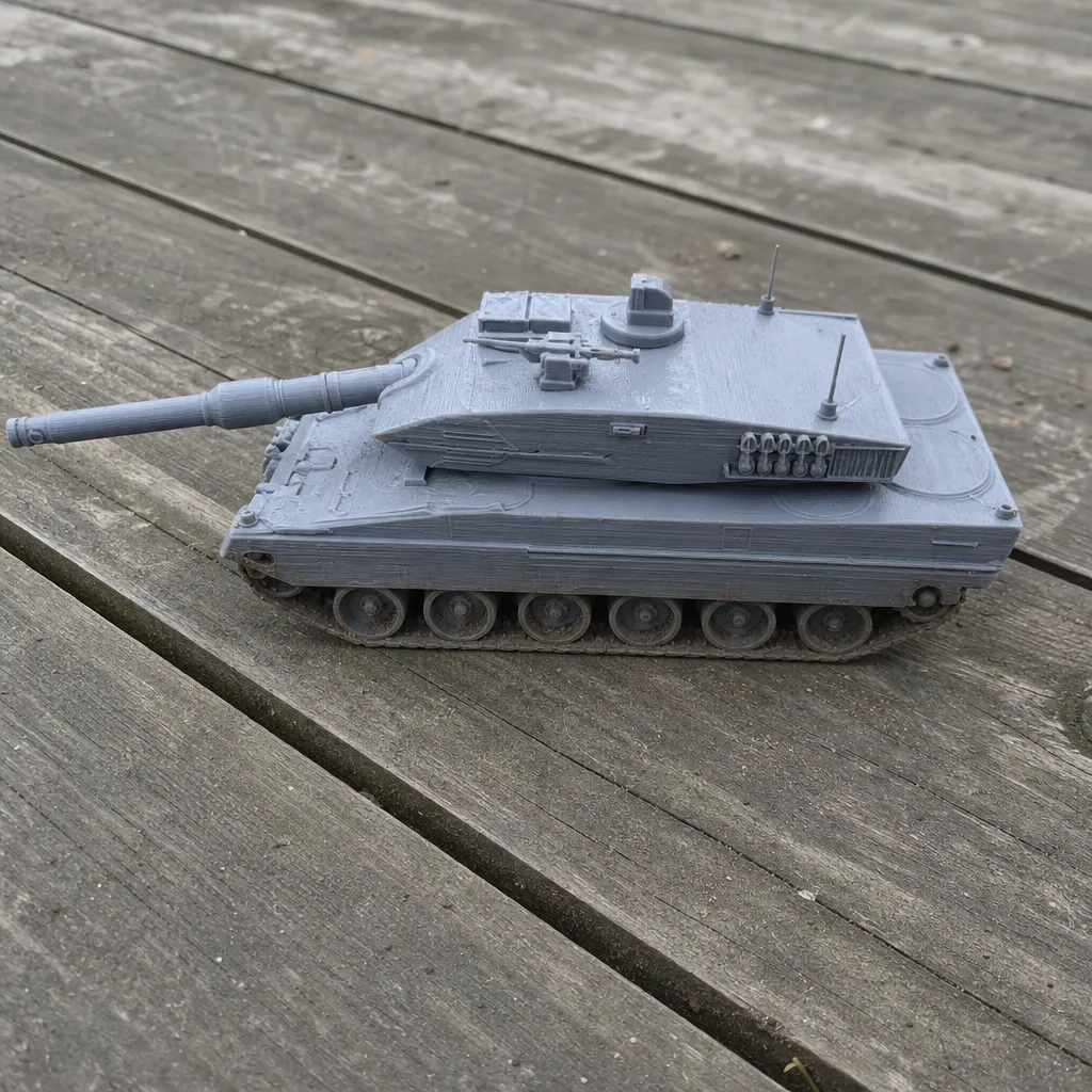 Leopard 2A5 tank 3D Model .c4d .max .obj .3ds .fbx .stl .blend