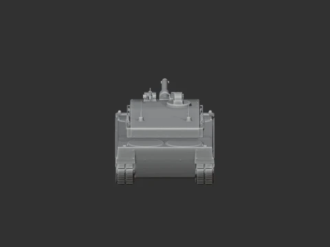 Leopard 2A5 tank 3D Model
