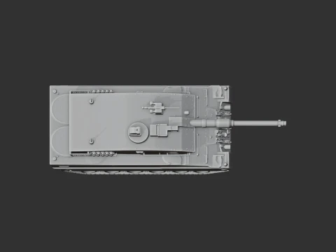 Leopard 2A5 tank 3D Model