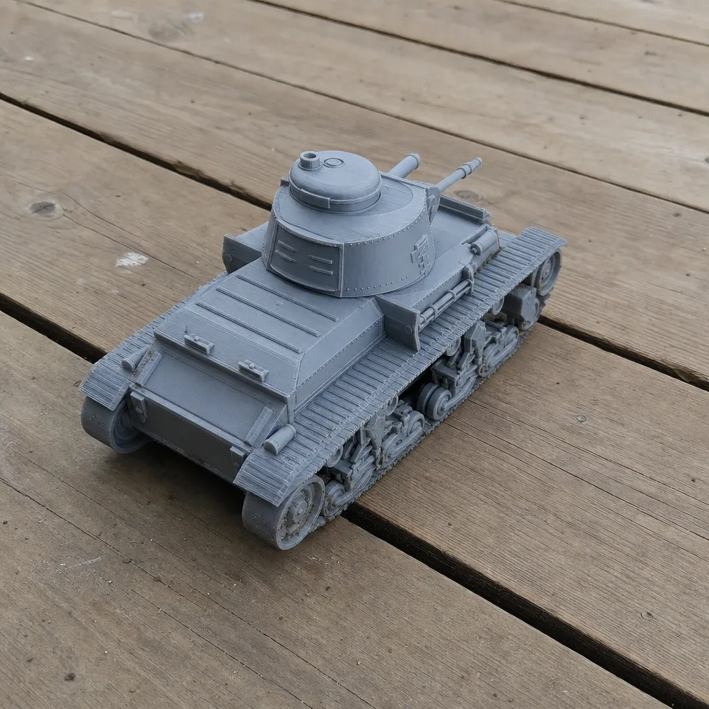 LT vz 35 tank 3D Model .c4d .max .obj .3ds .fbx .stl .blend
