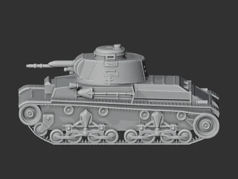LT vz 35 tank 3D Model