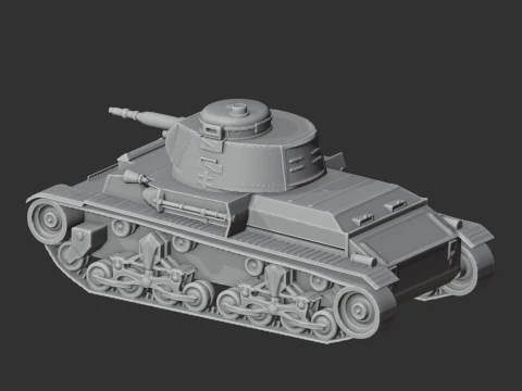 LT vz 35 tank 3D Model