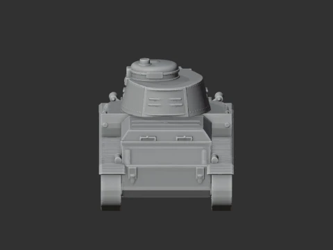 LT vz 35 tank 3D Model