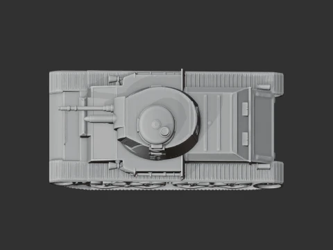 LT vz 35 tank 3D Model
