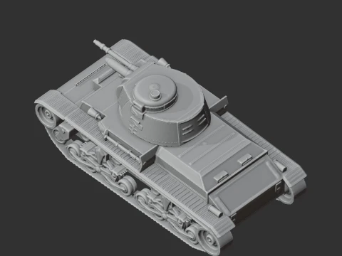LT vz 35 tank 3D Model