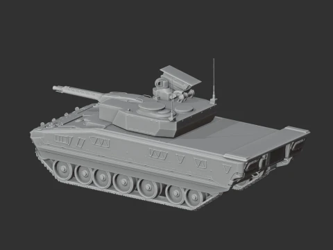Lynx KF41 tank 3D Model