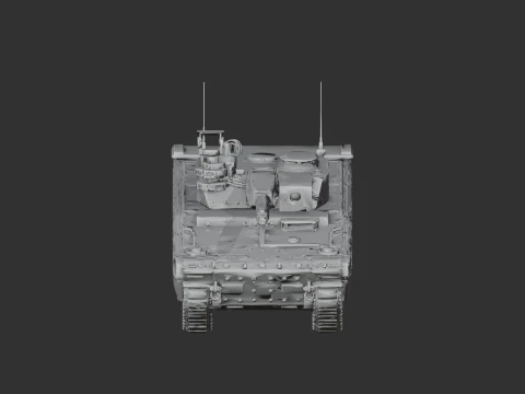 Lynx KF41 tank 3D Model