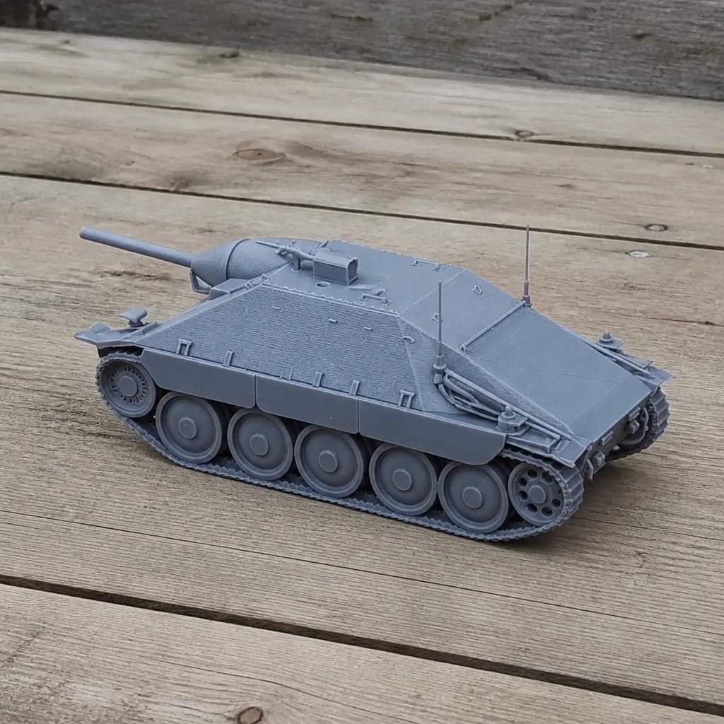 Jagdpanzer 38t tank 3D Model .c4d .max .obj .3ds .fbx .stl .blend 