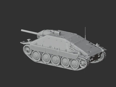 Jagdpanzer 38t tank 3D Model