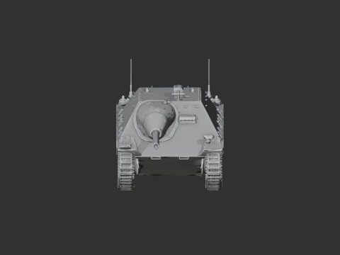Jagdpanzer 38t tank 3D Model