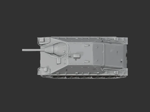 Jagdpanzer 38t tank 3D Model