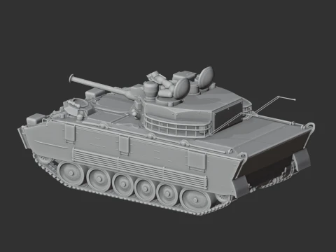 K21 Korean IFV tank 3D Model