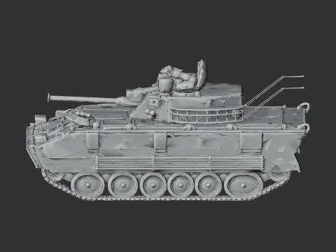 K21 Korean IFV tank 3D Model