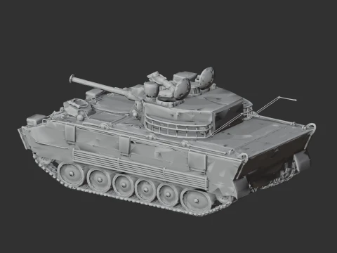 K21 Korean IFV tank 3D Model