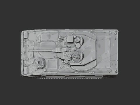 K21 Korean IFV tank 3D Model