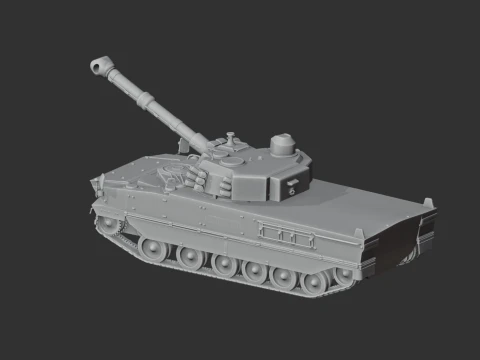 Kaplan MT Turkish-Indonesian tank 3D Model