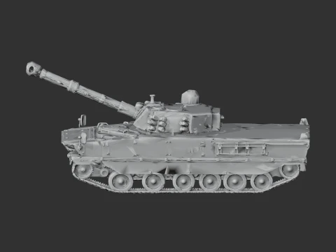 Kaplan MT Turkish-Indonesian tank 3D Model
