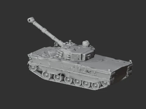 Kaplan MT Turkish-Indonesian tank 3D Model