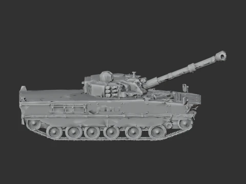 Kaplan MT Turkish-Indonesian tank 3D Model