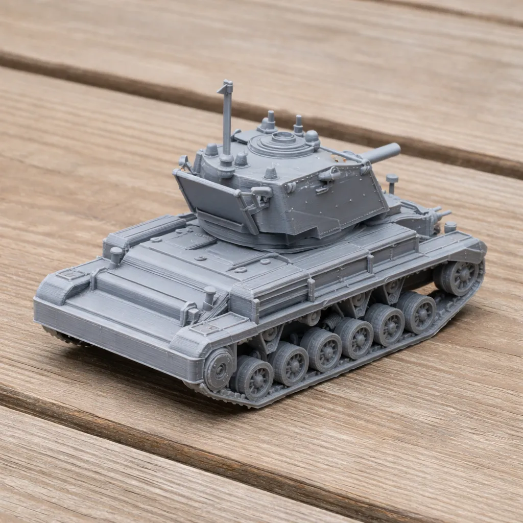 A10 Cruiser tank 3D Model .c4d .max .obj .3ds .fbx .stl .blend 