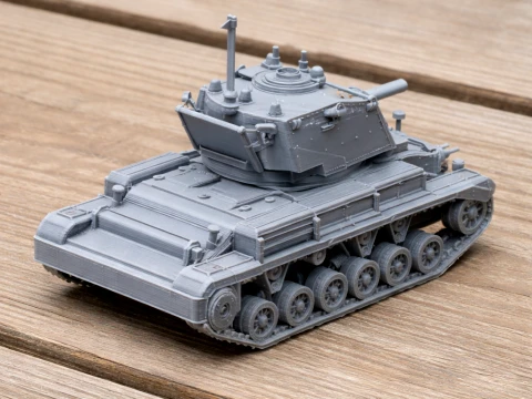 Czołg A10 Cruiser Model 3D