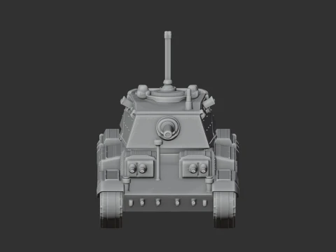 A10 Cruiser tank 3D Model
