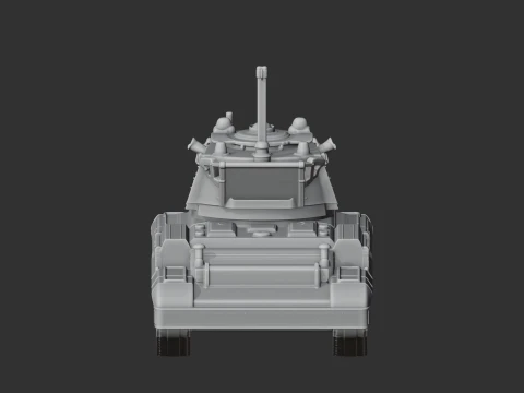 A10 Cruiser tank 3D Model