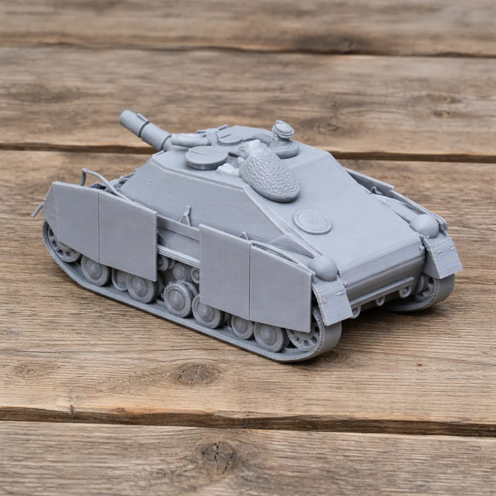 Brummbar tank 3D Model .c4d .max .obj .3ds .fbx .stl .blend 