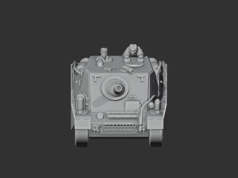 Brummbar tank 3D Model