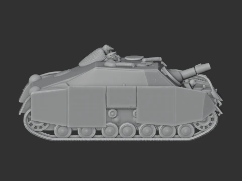 Brummbar tank 3D Model
