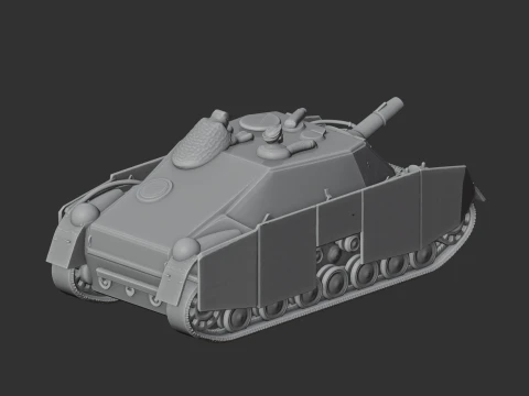 Brummbar tank 3D Model