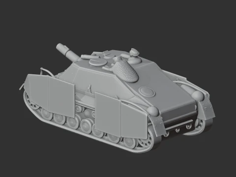 Brummbar tank 3D Model