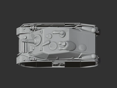 Brummbar tank 3D Model