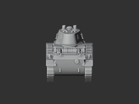BT-7 tank 3D Model