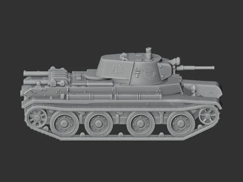 BT-7 tank 3D Model