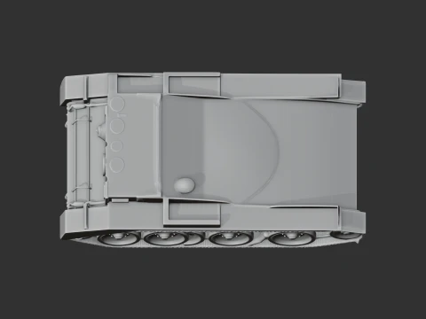 Centaur tank 3D Model