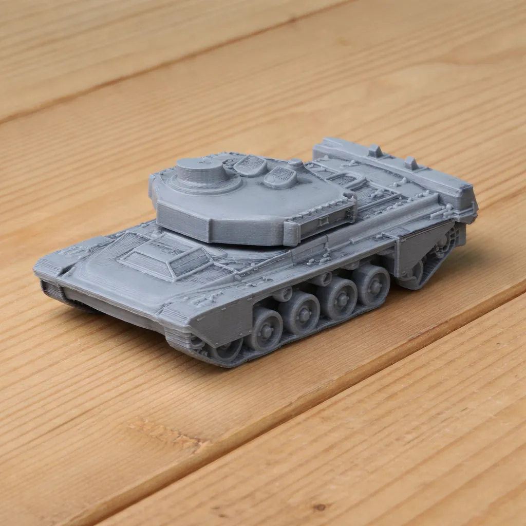 Challenger 1 tank 3D Model .c4d .max .obj .3ds .fbx .stl .blend