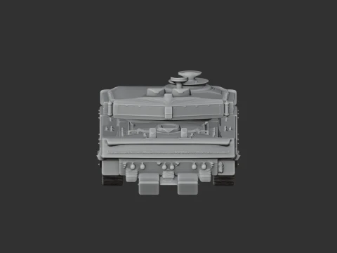 Challenger 1 tank 3D Model