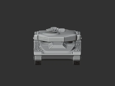 Challenger 1 tank 3D Model