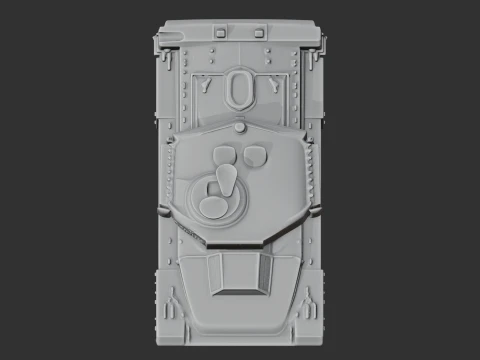 Challenger 1 tank 3D Model