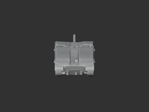 Challenger 2 tank 3D Model