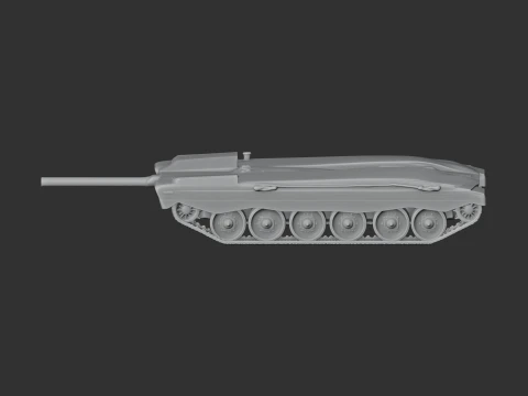 Challenger 2 tank 3D Model