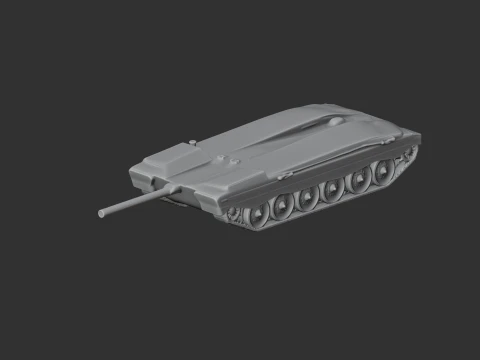 Challenger 2 tank 3D Model