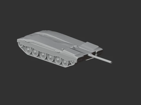 Challenger 2 tank 3D Model