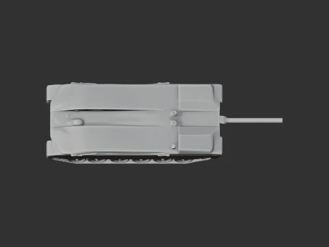 Challenger 2 tank 3D Model