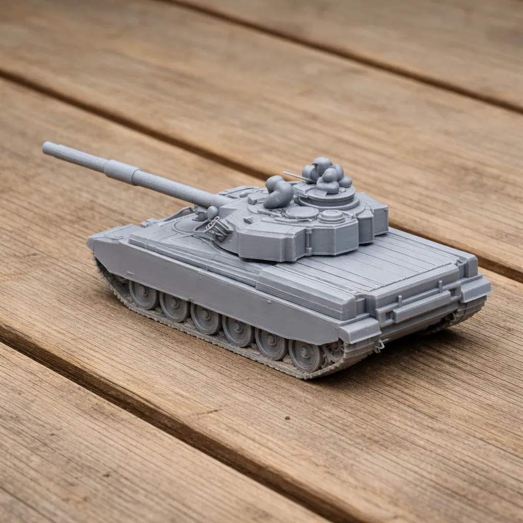 Chieftain tank 3D Model .c4d .max .obj .3ds .fbx .stl .blend